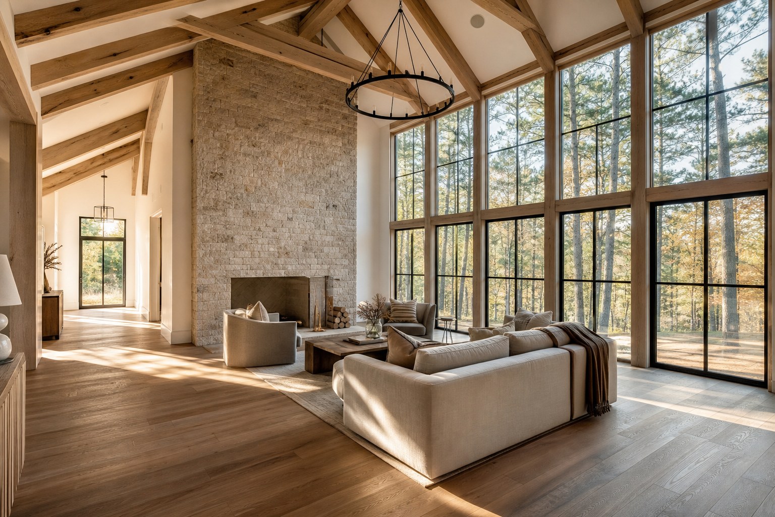 Interior of a custom build